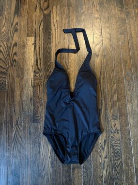 Clean Water black halter swimsuit. Small